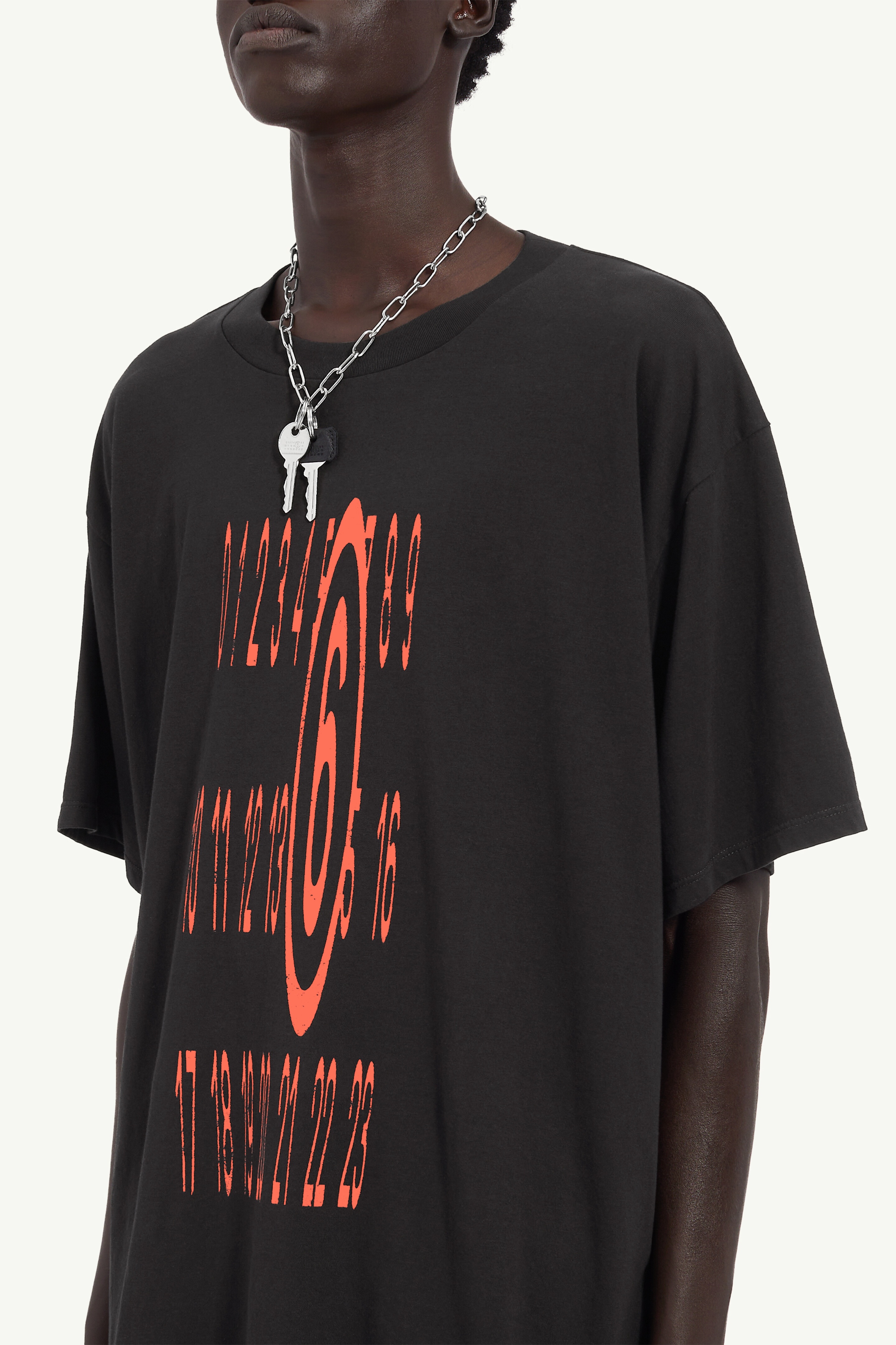 MM6 Maison Margiela Basic Jersey T-shirt | REVERSIBLE