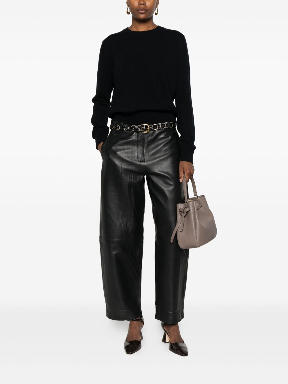 crew-neck cashmere sweater - 2