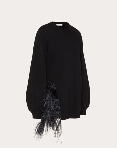 Valentino Embroidered Cashmere Wool Sweater outlook