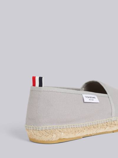 Thom Browne Grey Cotton Canvas Espadrille outlook