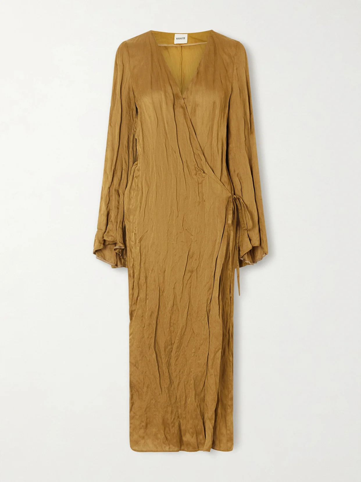 Rommi Crinkled-voile Midi Wrap Dress - 1