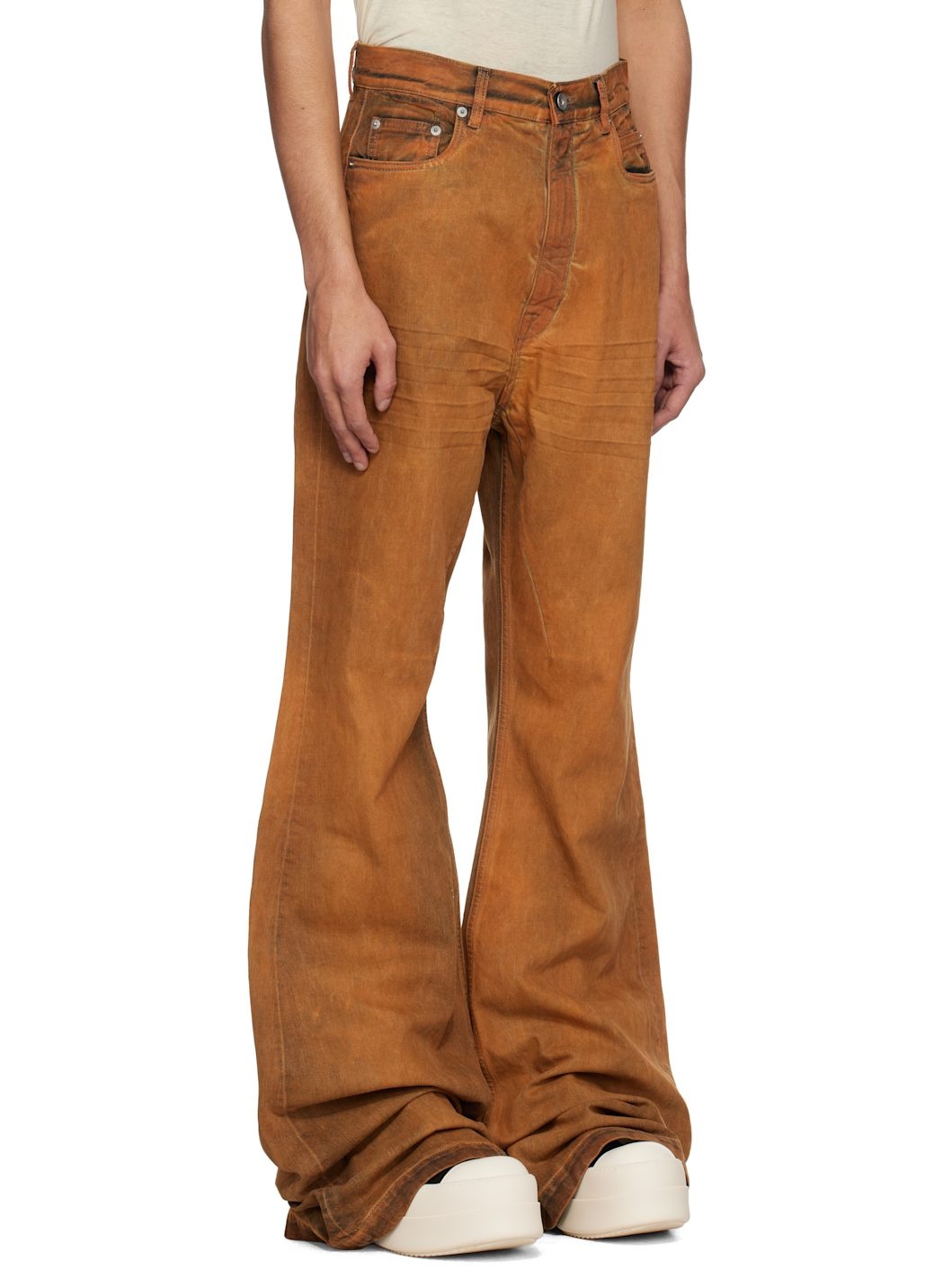 Orange Hollywood Bolan Bootcut Jeans - 2