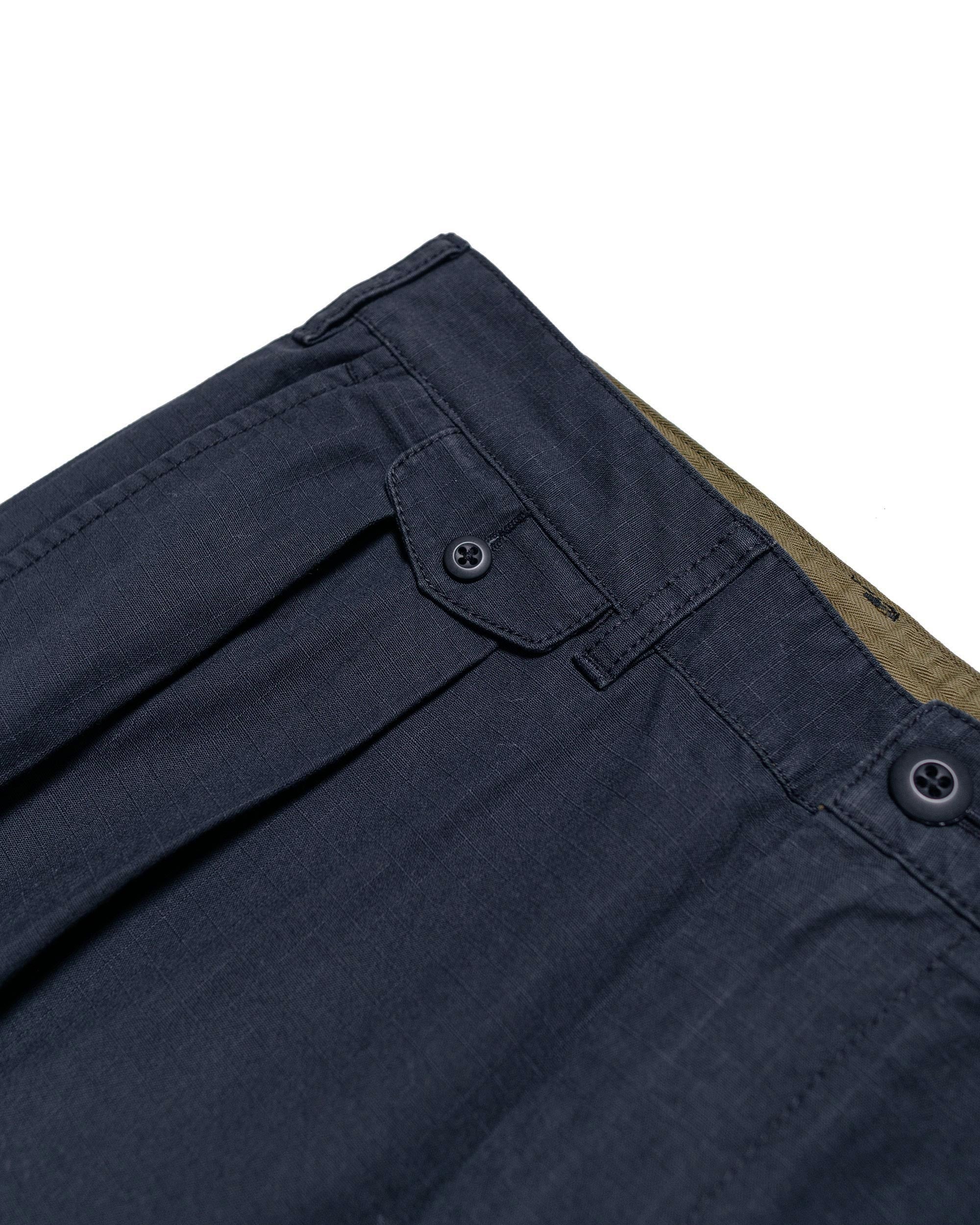 Lost & Found 2Pleats Cotton Ripstop Navy - 5