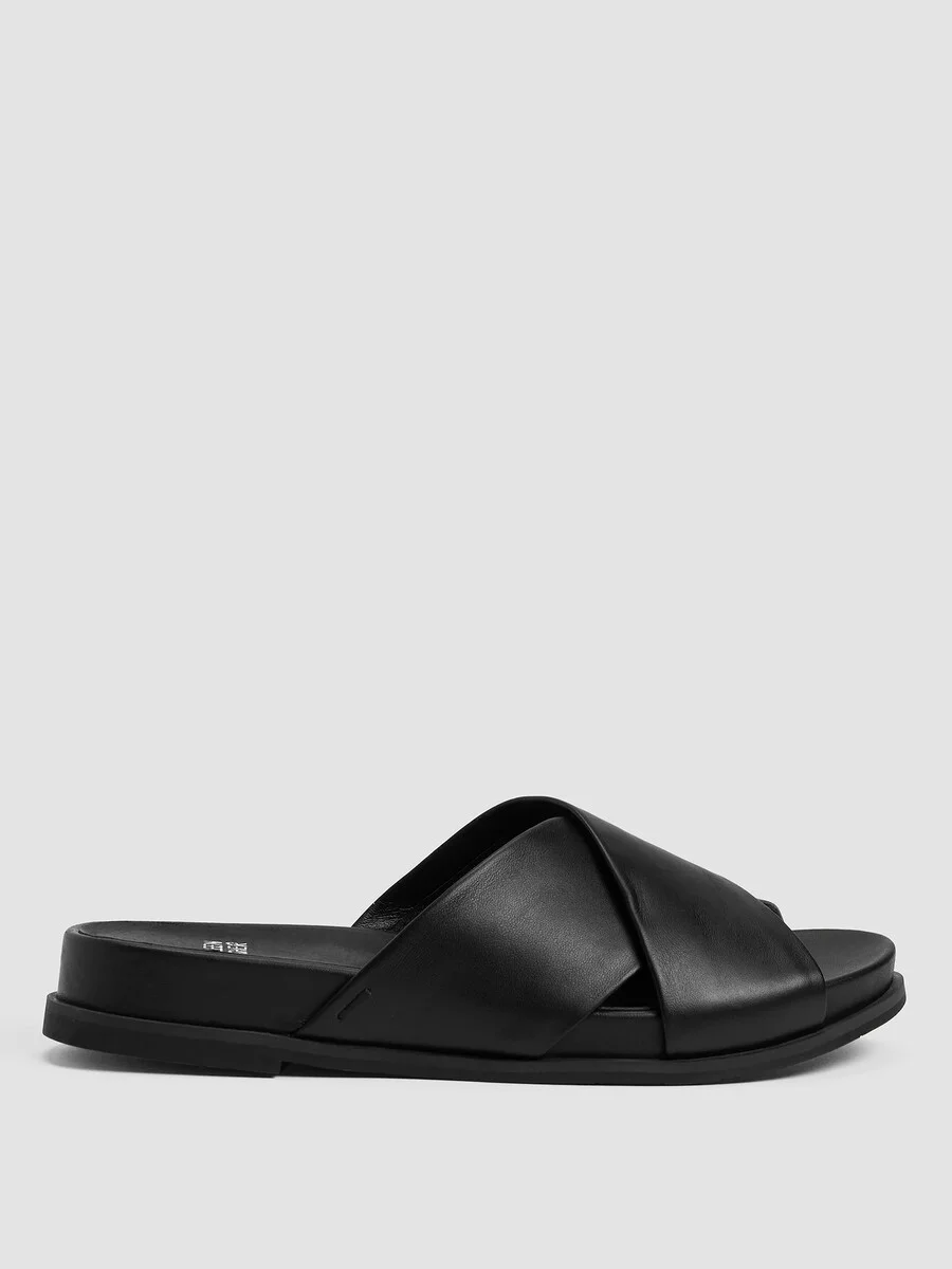 Dibs Nappa Leather Wedge Sandal - 1