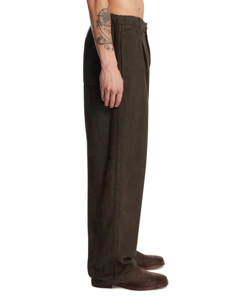 Green Linen Trousers 5