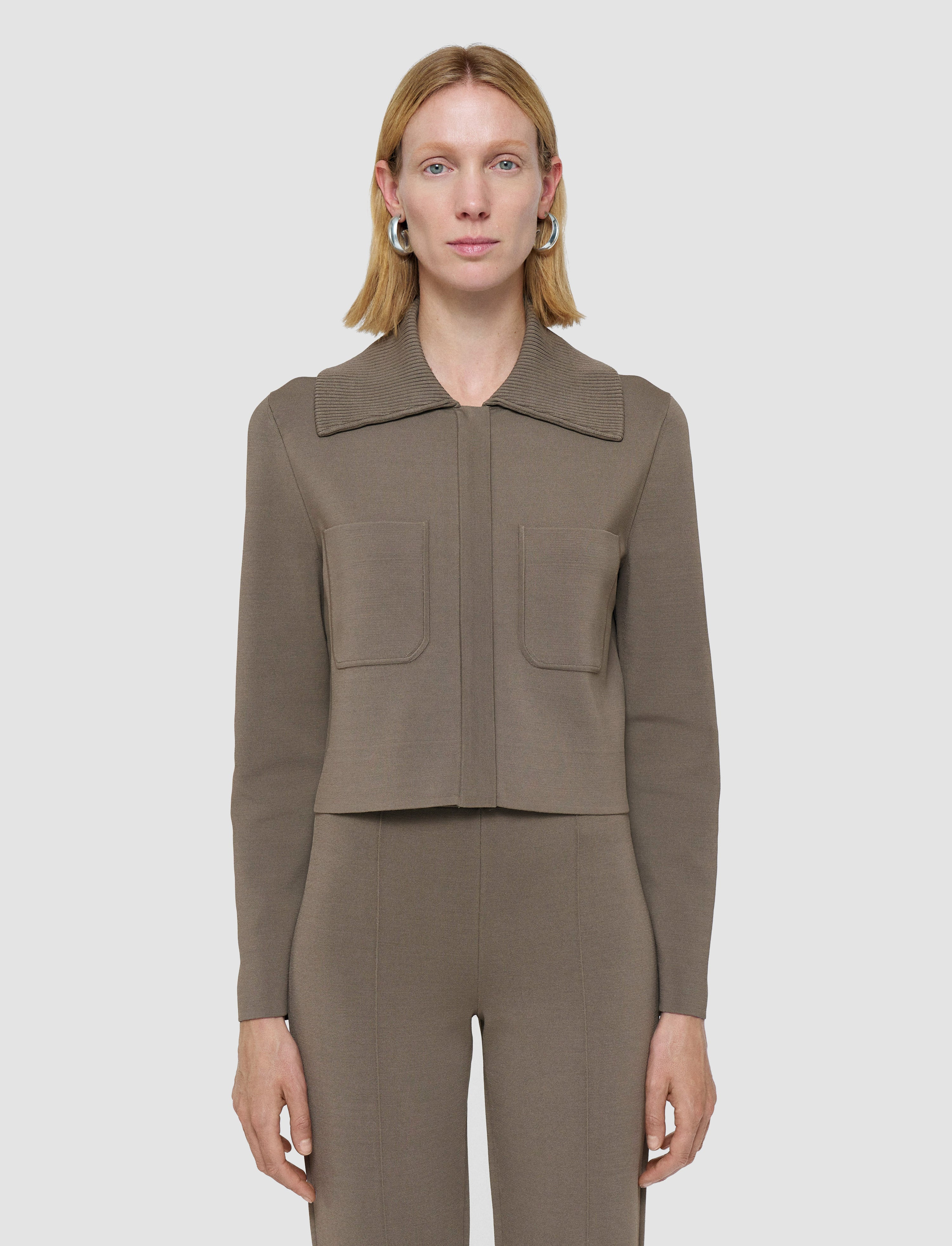 Milano Knit Stretch Short Jacket - 3