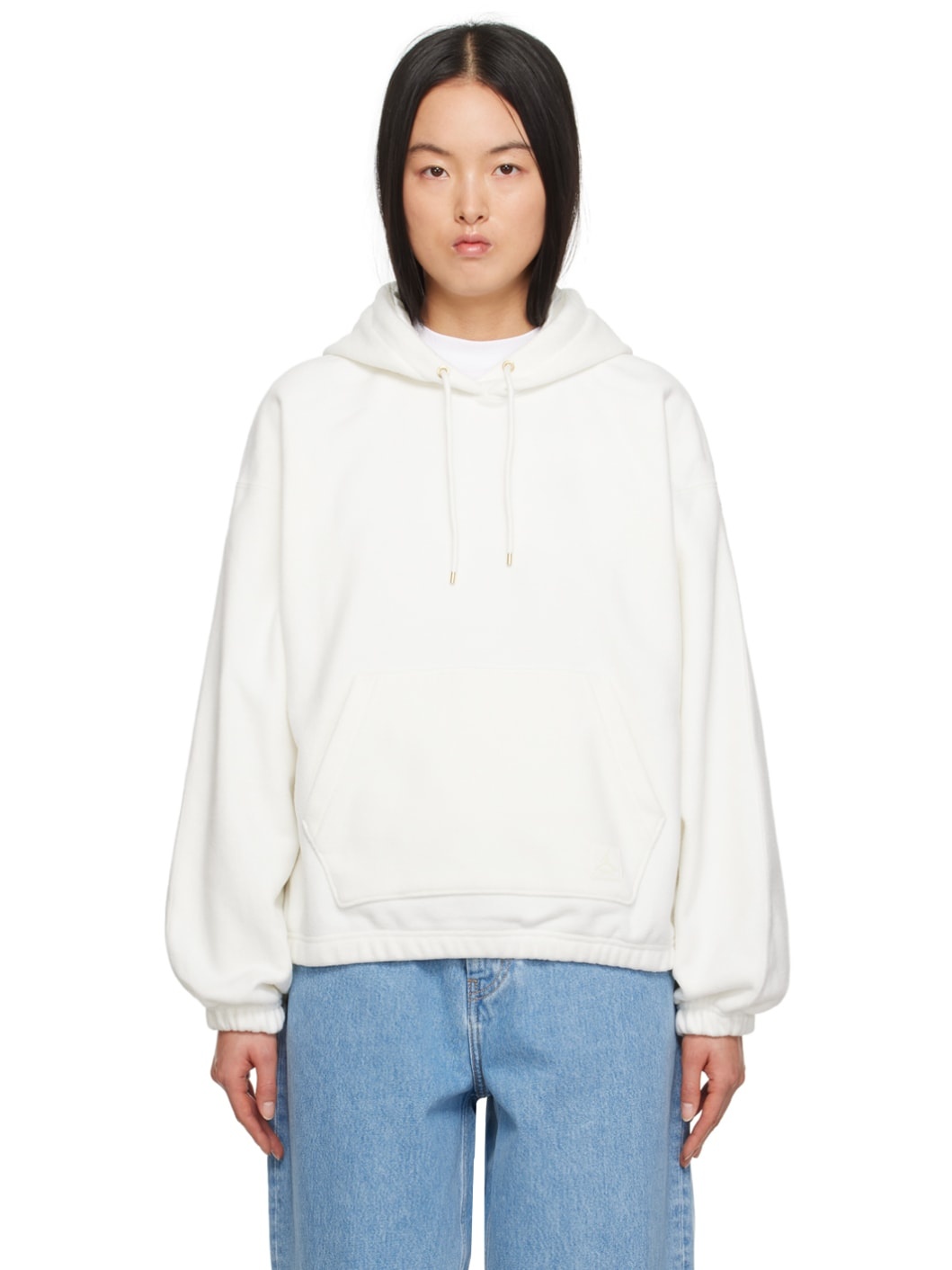 White Winterized Hoodie - 1