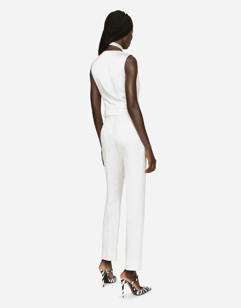 Dolce & Gabbana Floral brocade trousers outlook