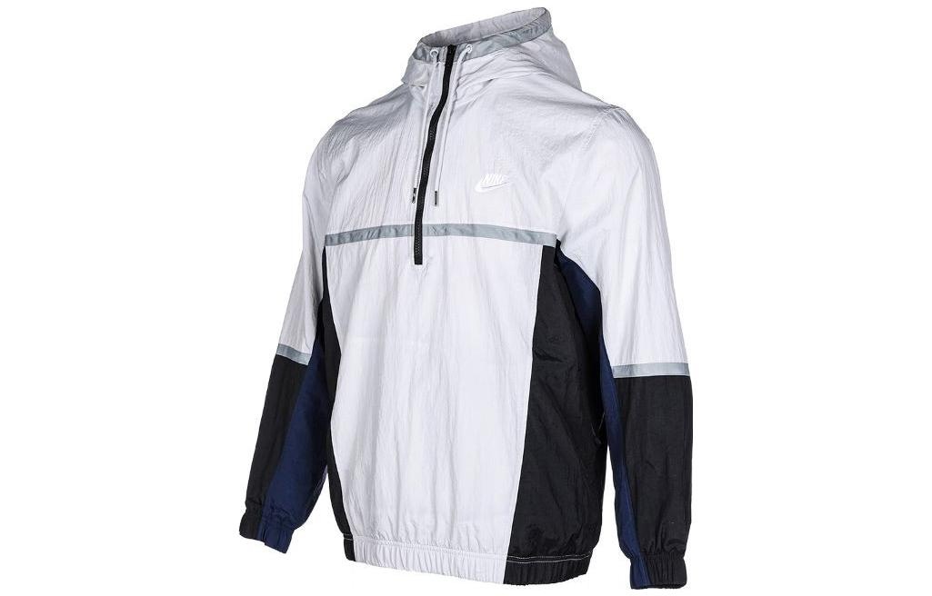 Nike Half-Zip Hooded Windproof Jacket 'Gray' CZ9963-097 - 3