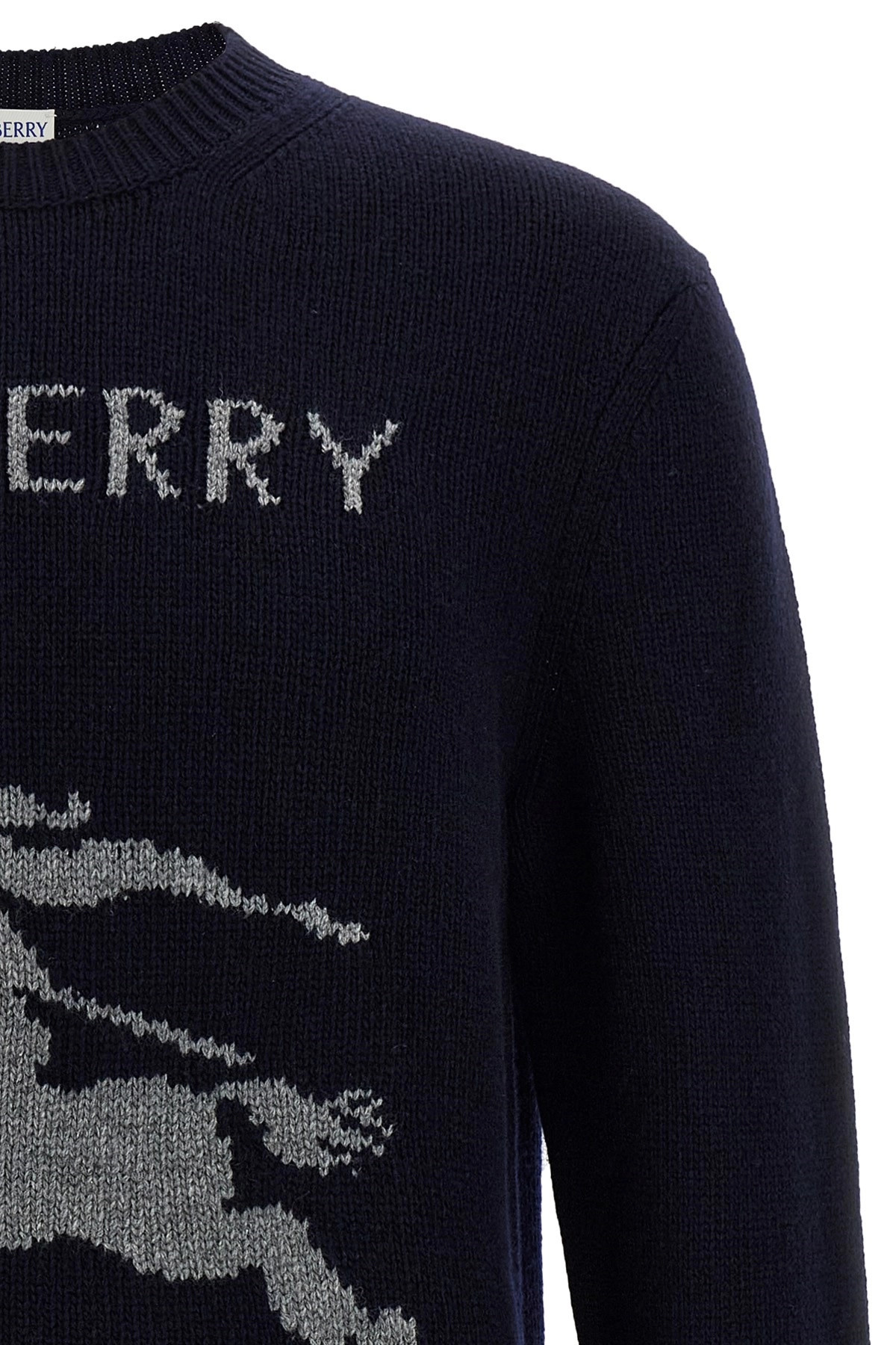 Logo intarsia sweater - 3