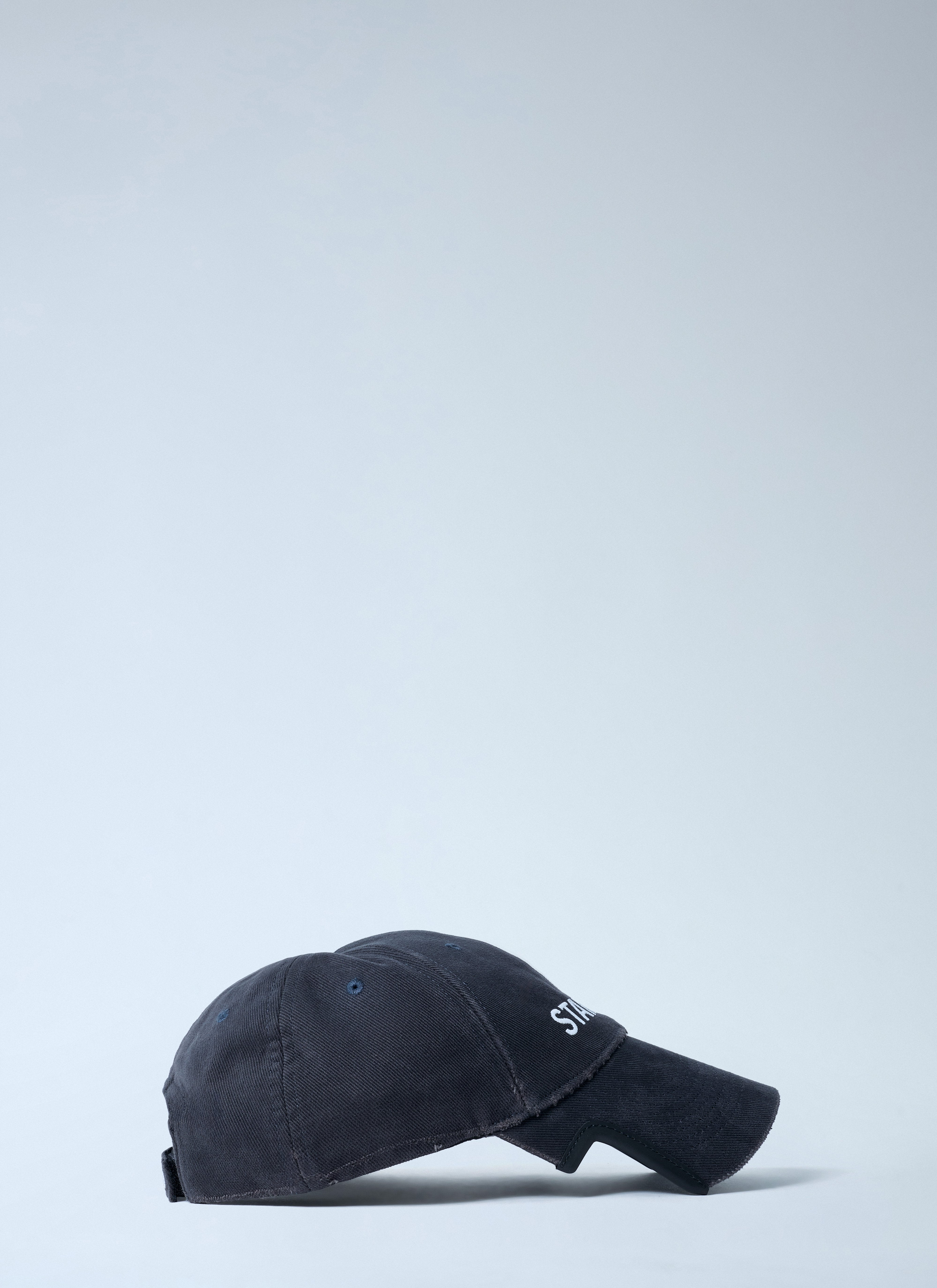 Balenciaga Men Text Motif Baseball Cap - 3
