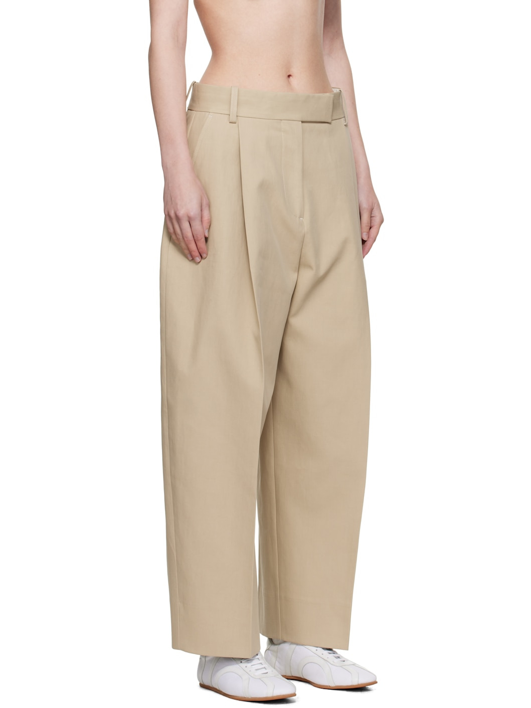 Beige Nasser Trousers - 2