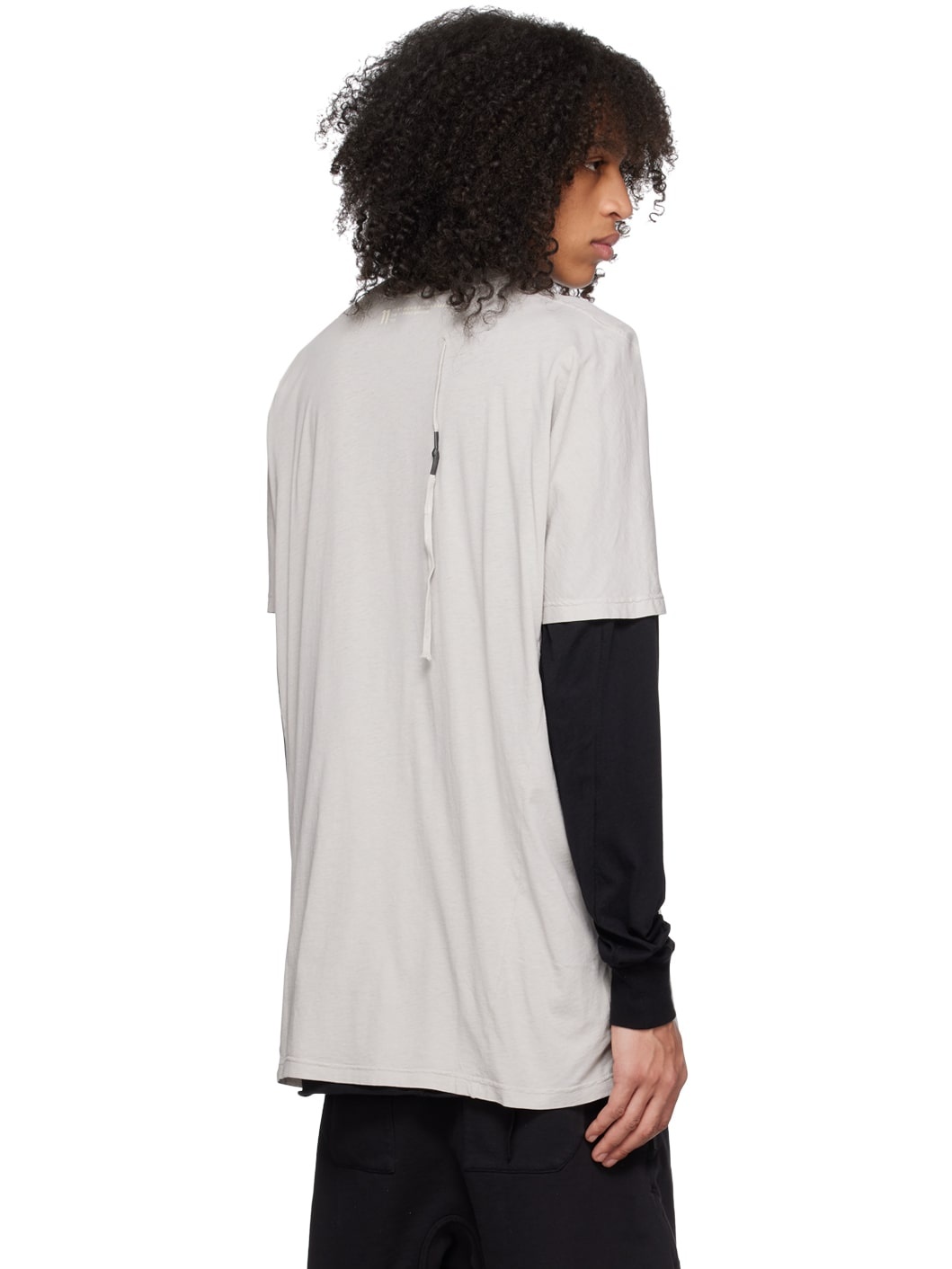 Gray Garment-Dyed T-Shirt - 3
