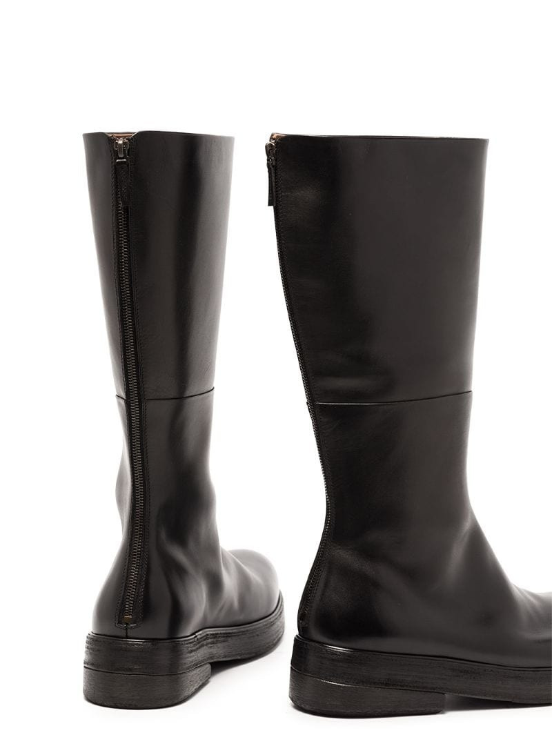 Marsèll zip-up leather boots outlook