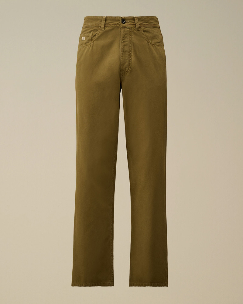 Vintage Army Structure Loose Five Pocket Pants 1