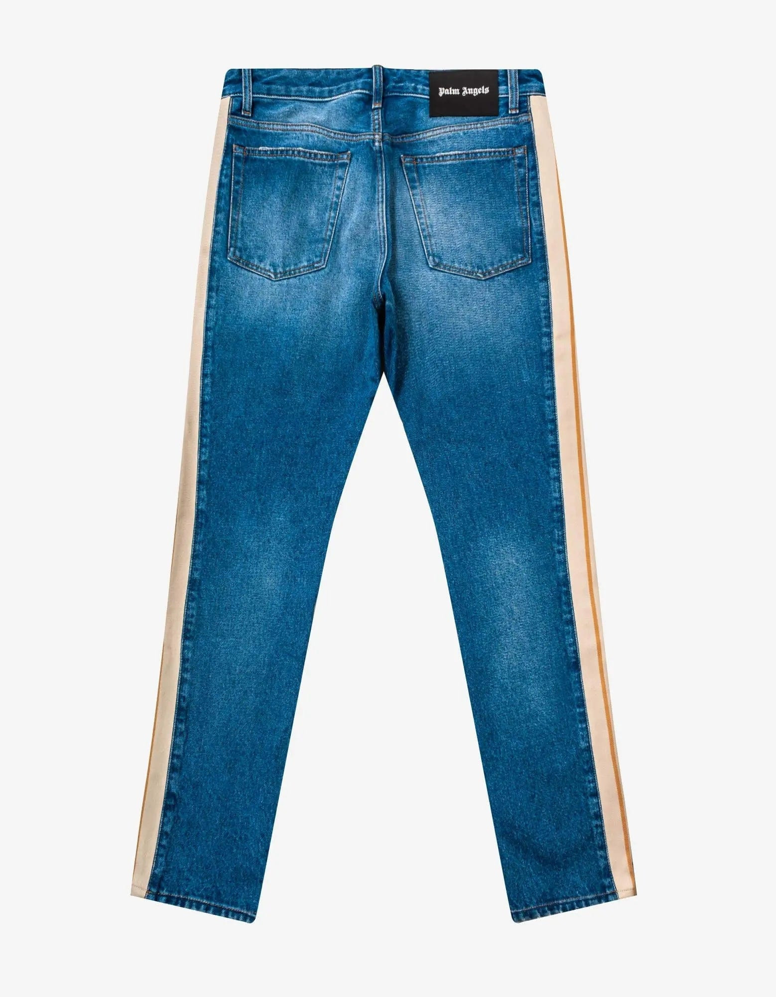 Palm Angels Blue Side-Stripe Jeans - 2