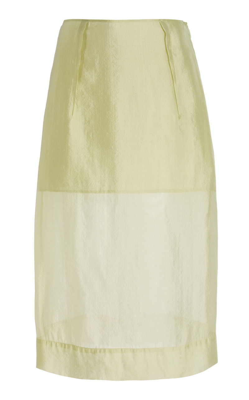 Gilian Organza Midi Skirt green - 1