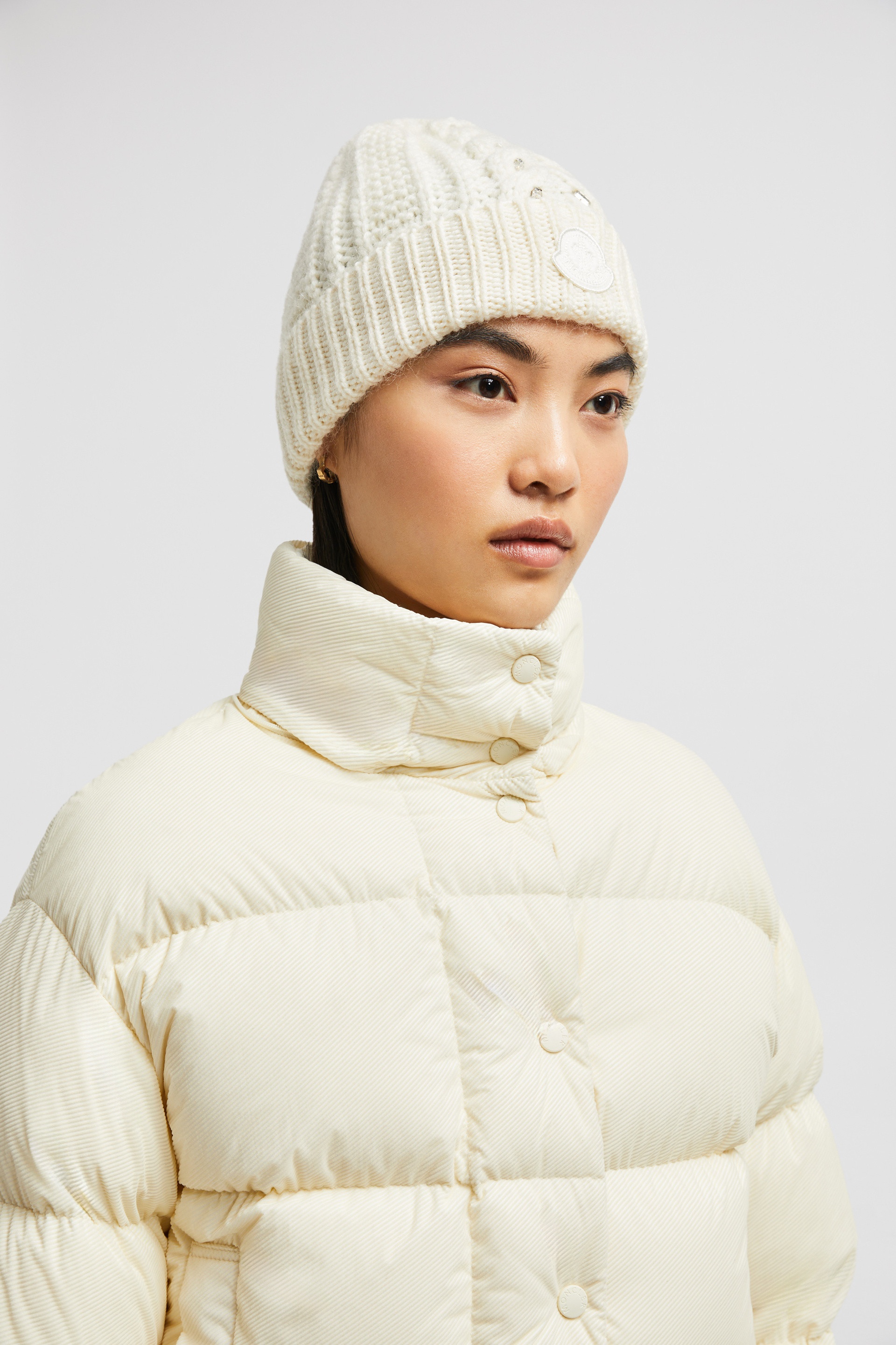 Embroidered Wool & Alpaca Blend Beanie - 2