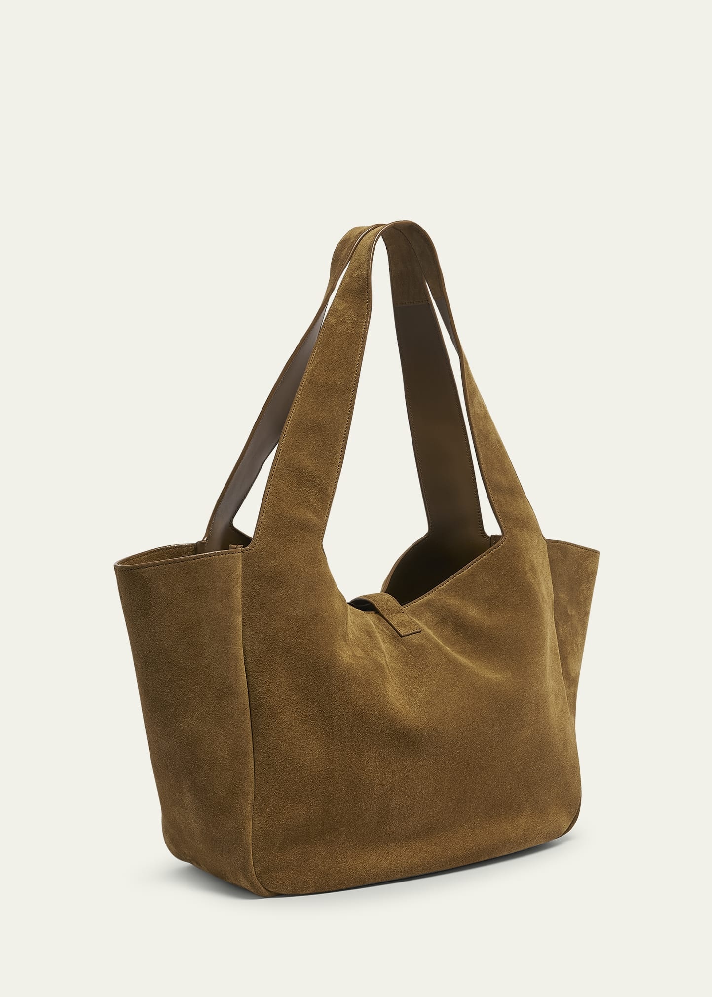 Bea YSL Cabas Tote Bag in Suede - 3