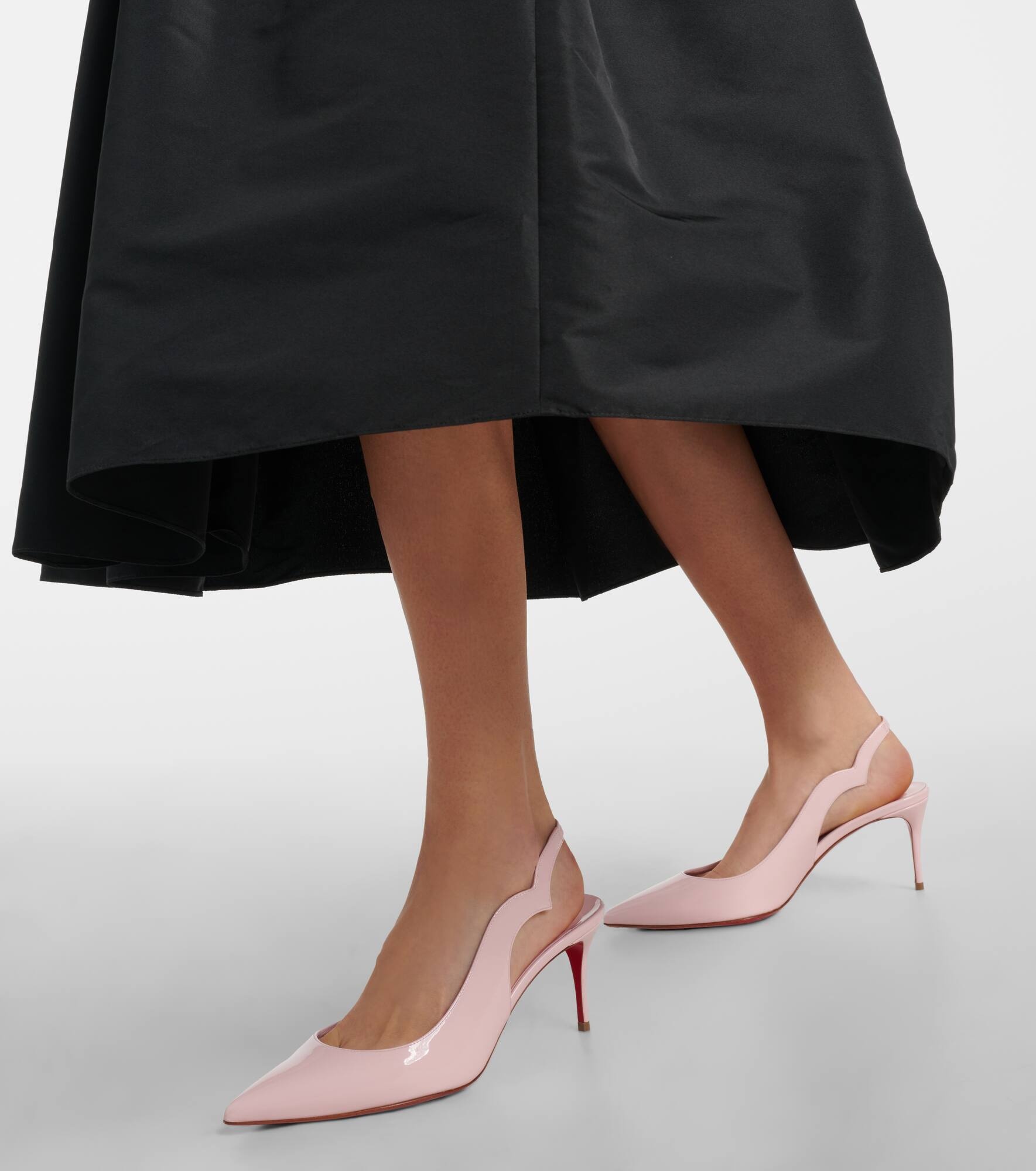 Hot Chick Sling 70 leather slingback pumps - 4