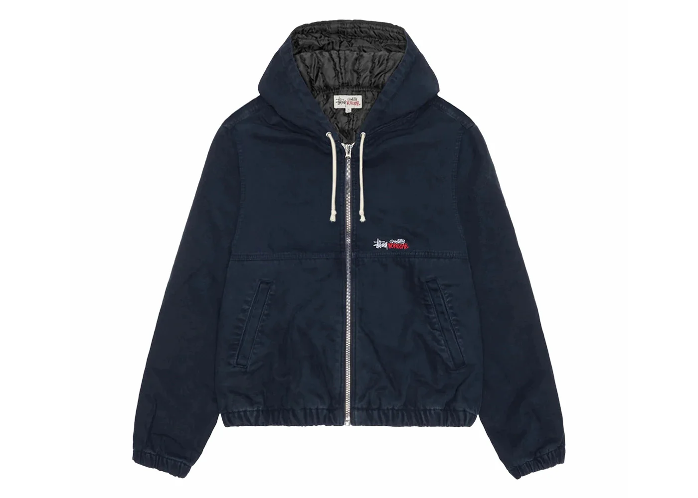 Stussy Work Insulated Canvas Jacket Navy - 1