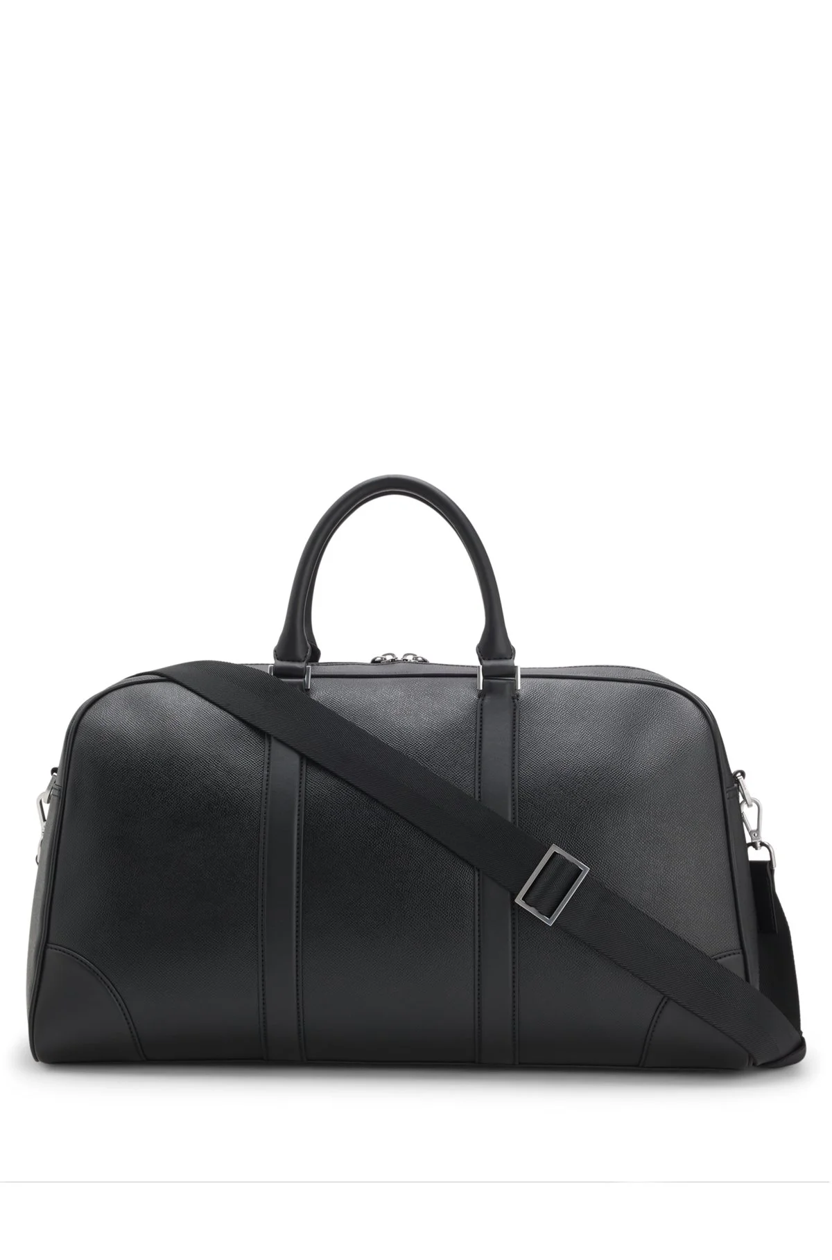 HOLDALL WITH SILVER-TONE HARDWARE - 1