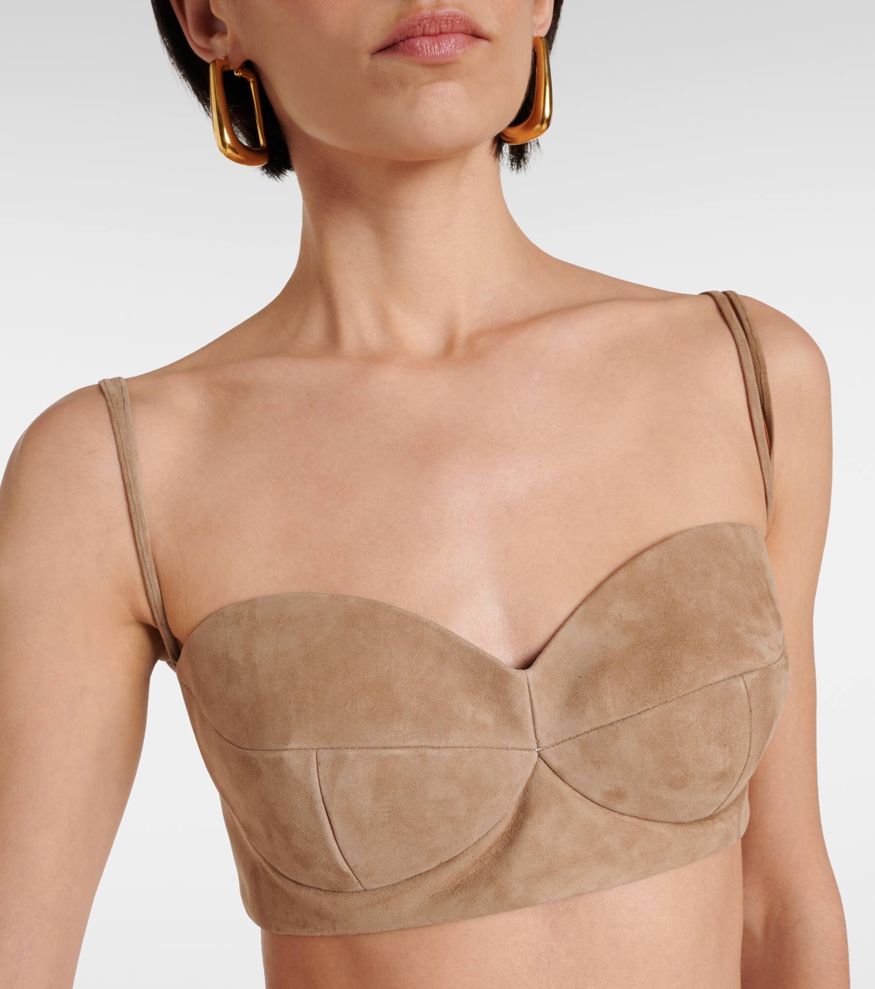 Suede bra top - 4