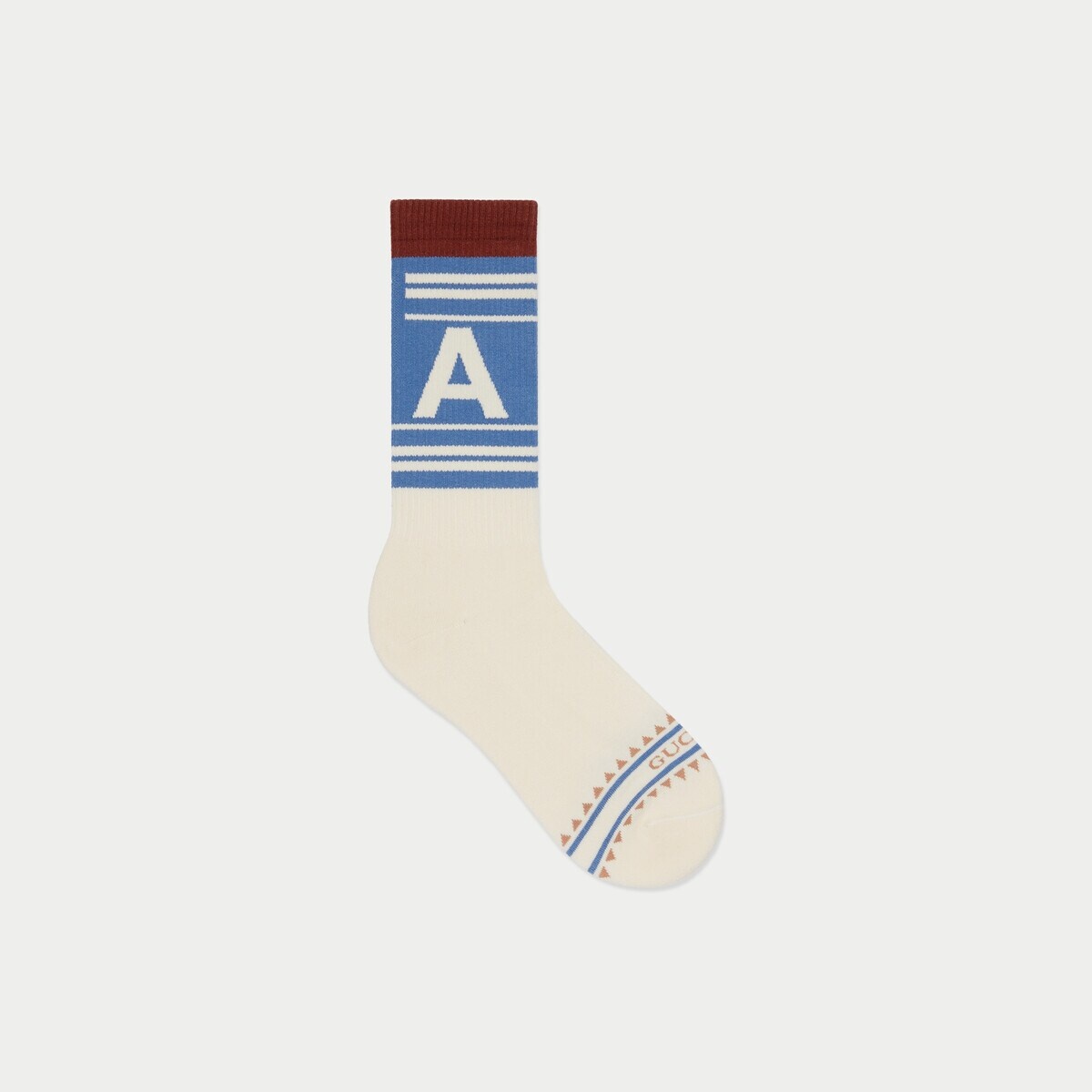 Gucci HA HA HA striped cotton socks - 1