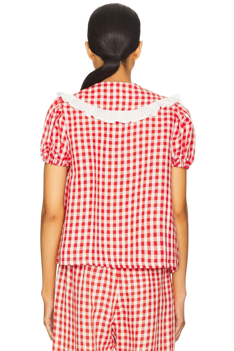 SLEEPER Puff Linen Lounge Shirt outlook