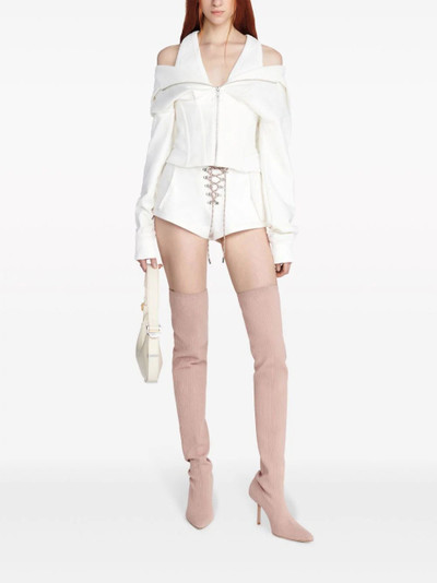 Dion Lee Layered Corset Hoodie outlook