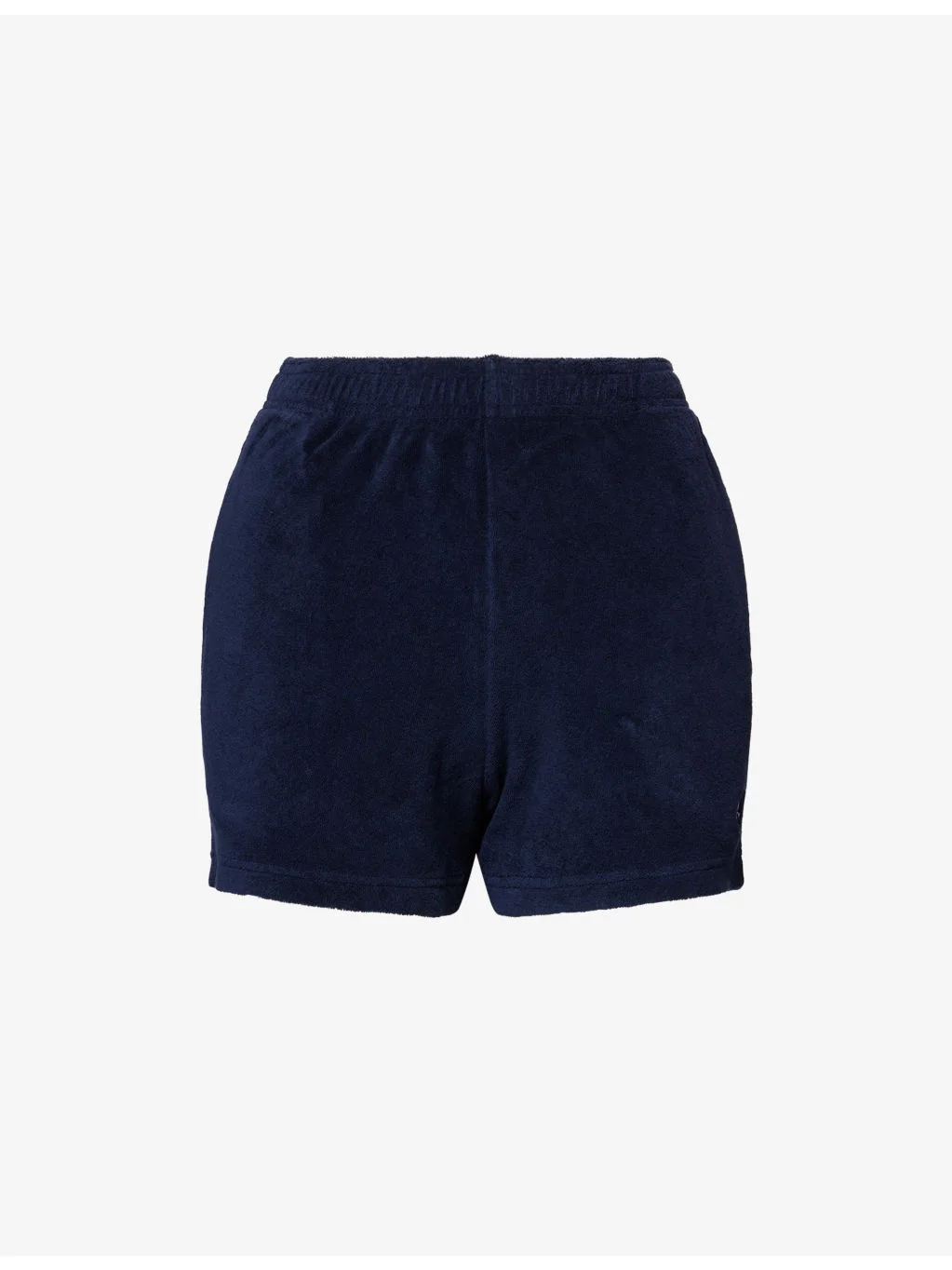 Embroidered-Logo Cotton-Terry Shorts - 1