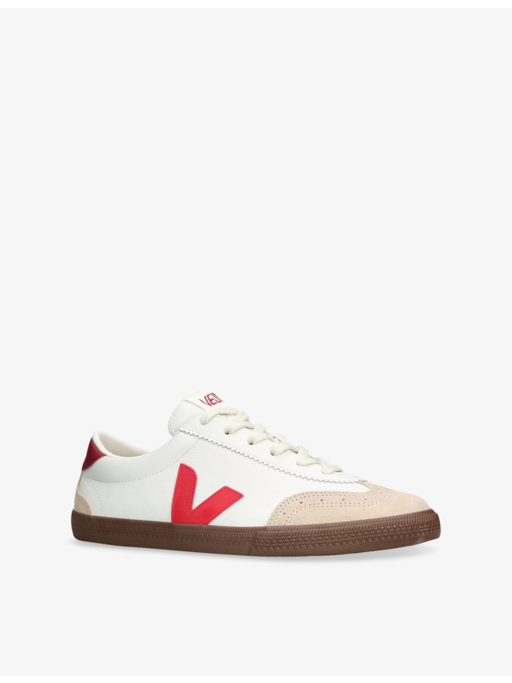 Volley Low-Top Leather Trainers - 3