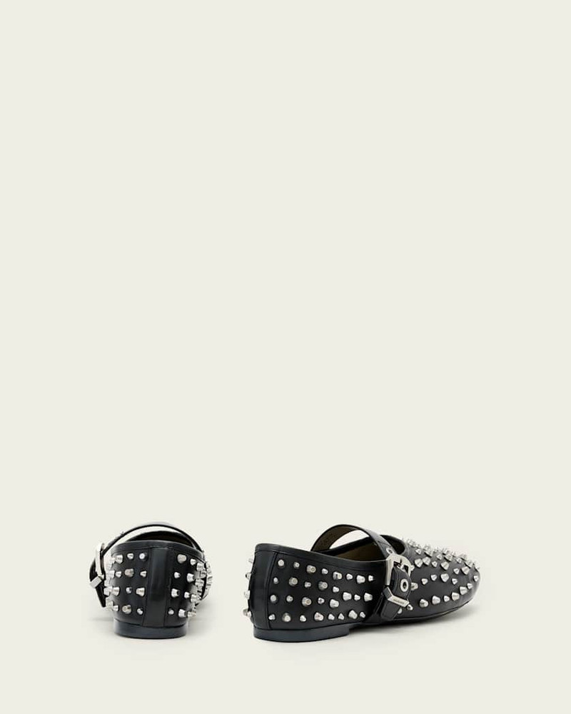 SABINE LEATHER STUD SHOES 7