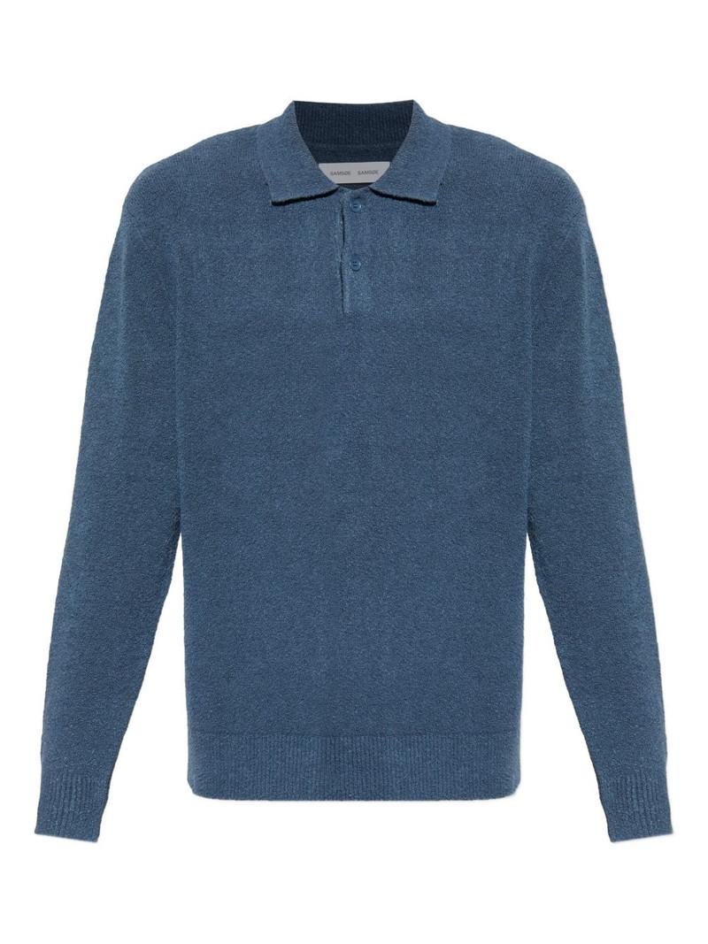 button-fastening polo shirt 1