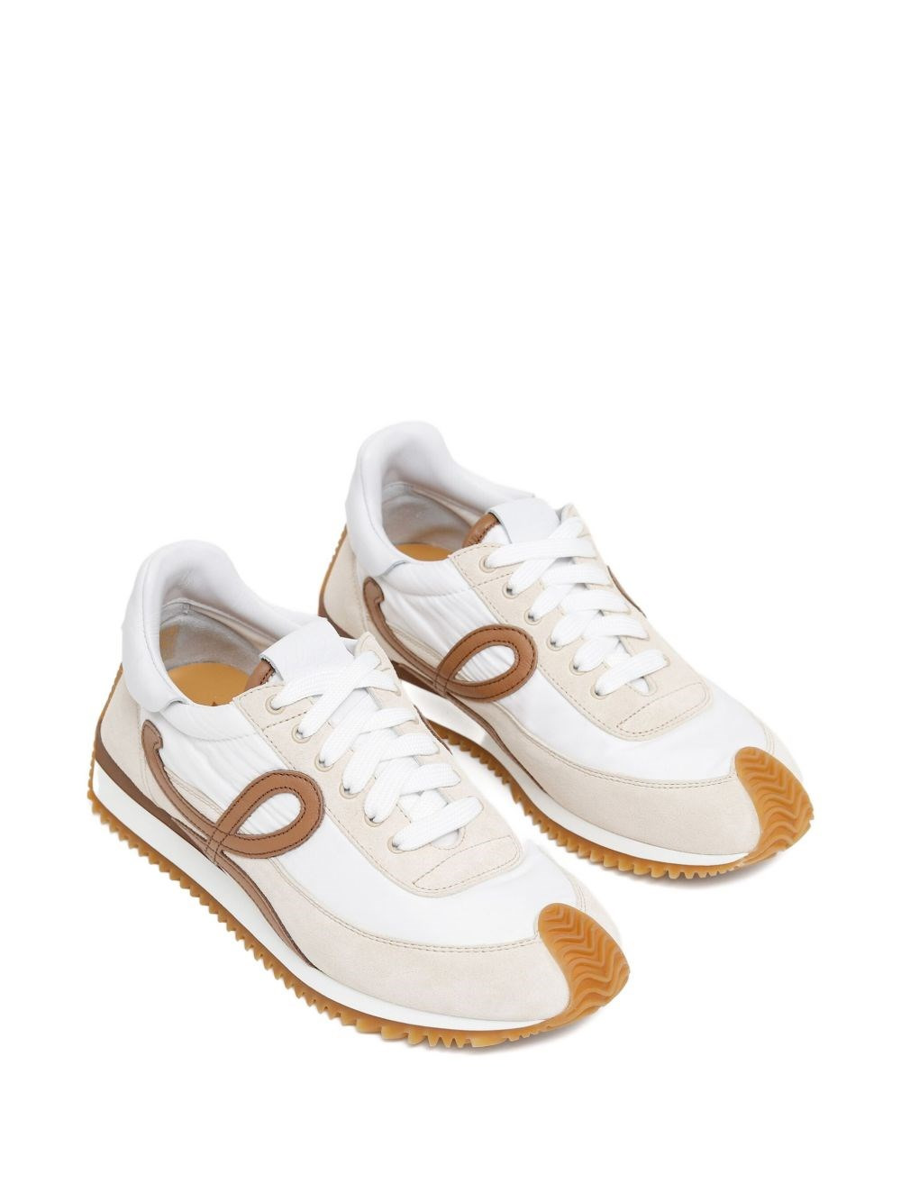 Flow runner nylon and suede sneakers - 3