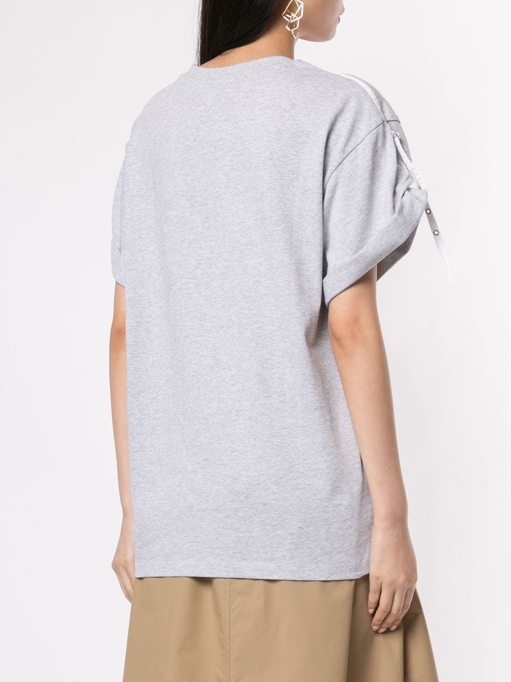 Oversized T-Shirt With Tabs - 4