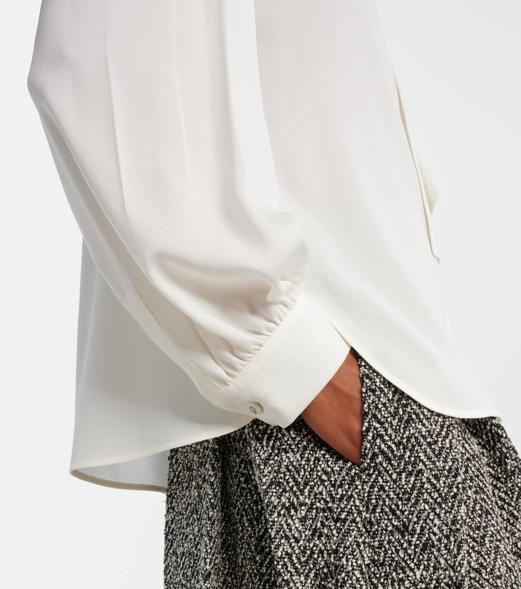 Melania silk blouse - 5