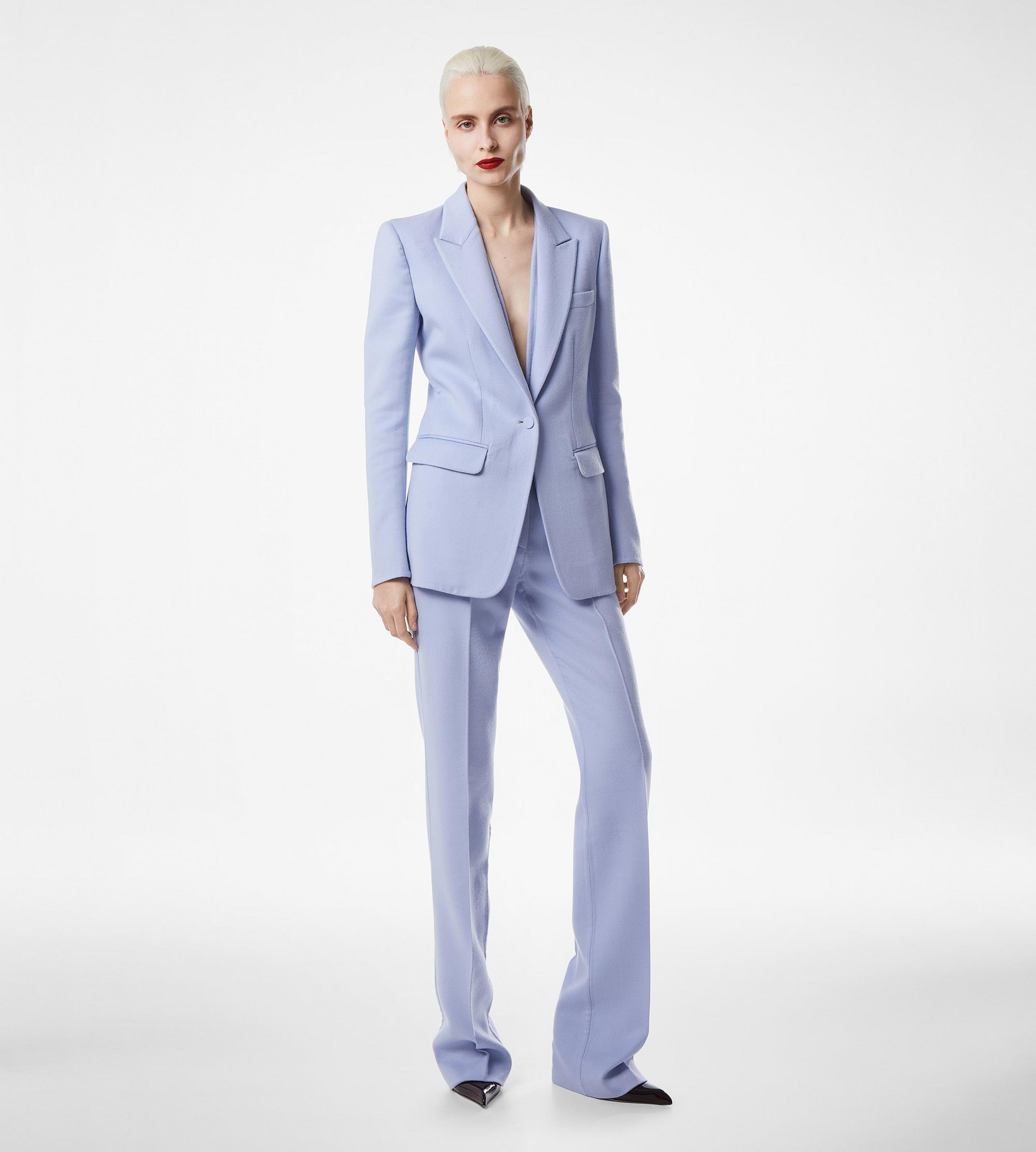 DOUBLE FACE LIGHT WOOL SINGLE BREASTED JACKET - 5