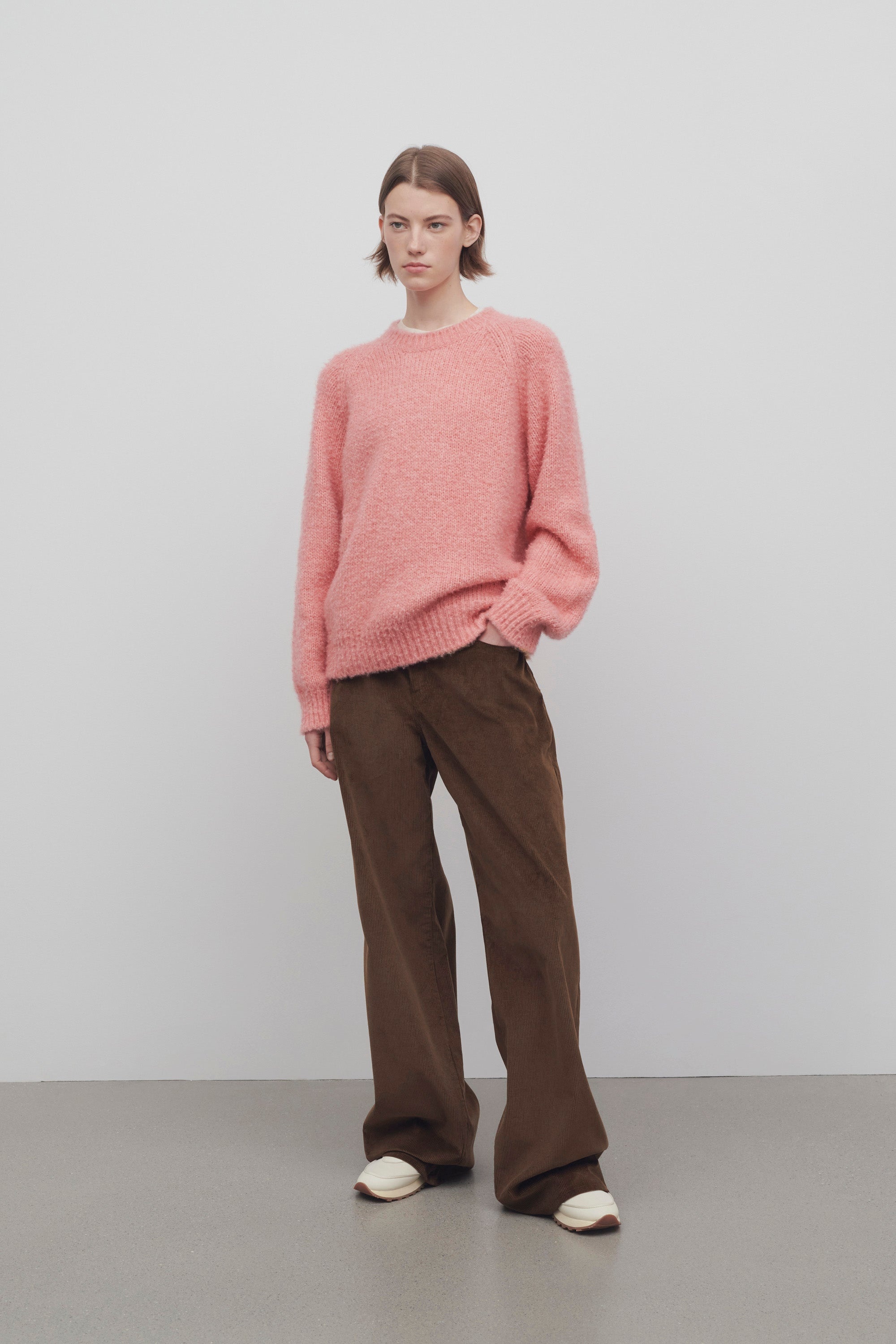 Eglitta Pant in Cotton Cashmere Corduroy - 3