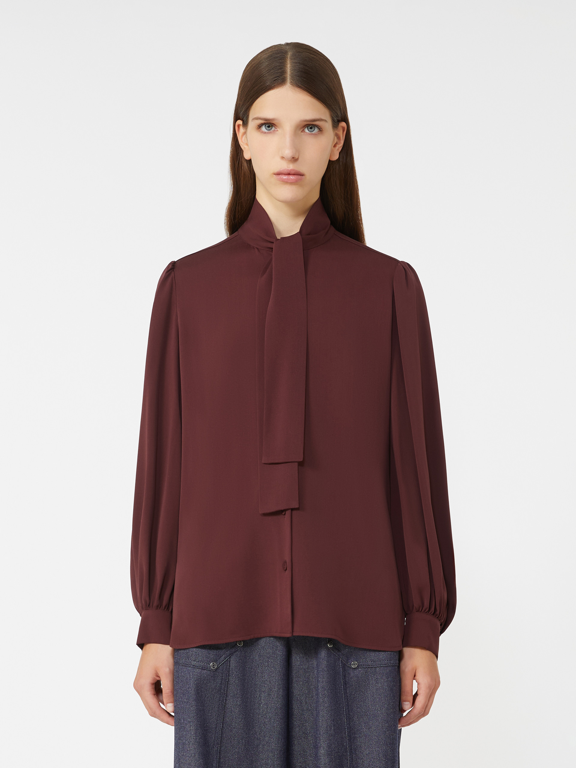 MELANIA Silk charmeuse shirt - 3