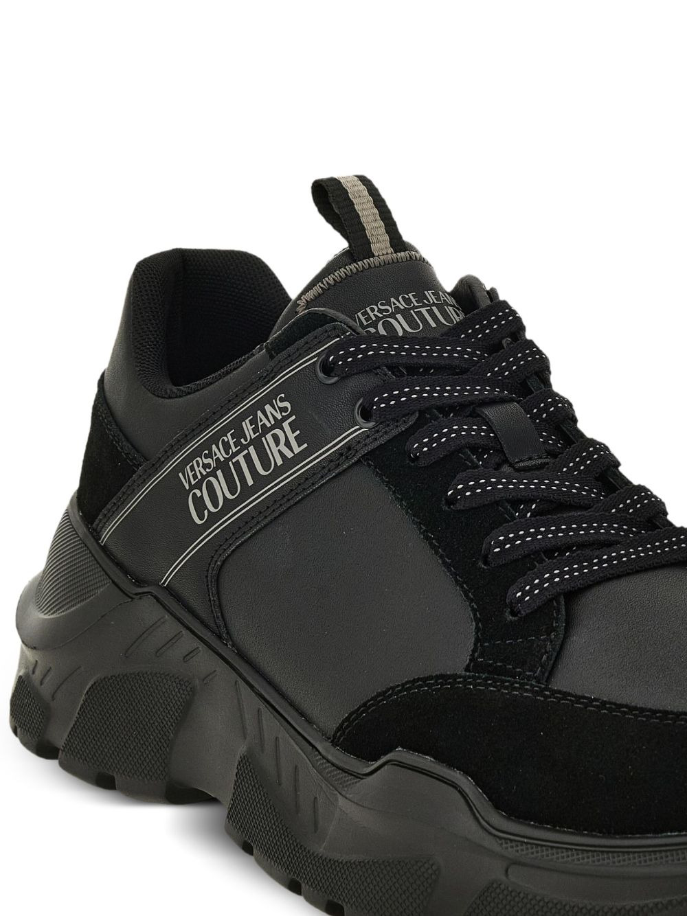 logo-patch chunky sneakers - 3