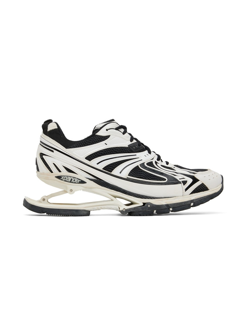 Black & White X-Pander Sneakers - 1