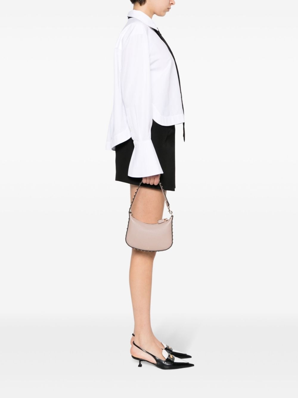 mini Rockstud-embellished shoulder bag - 4