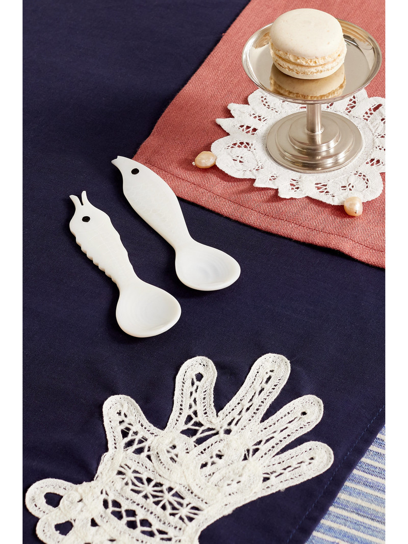 Gohar World Sea Creatures Set Of Four Mother-of-pearl Spoons outlook