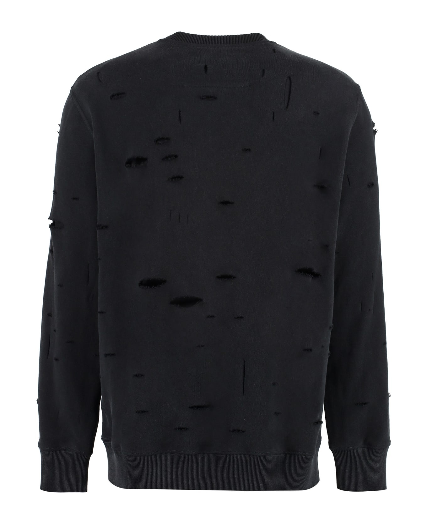 Cotton Crew-neck Sweatshirt - 2