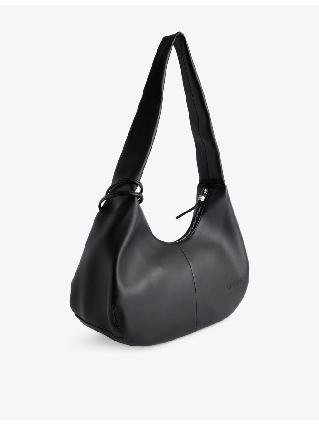 Bou Hobo Medium Leather Shoulder Bag - 3