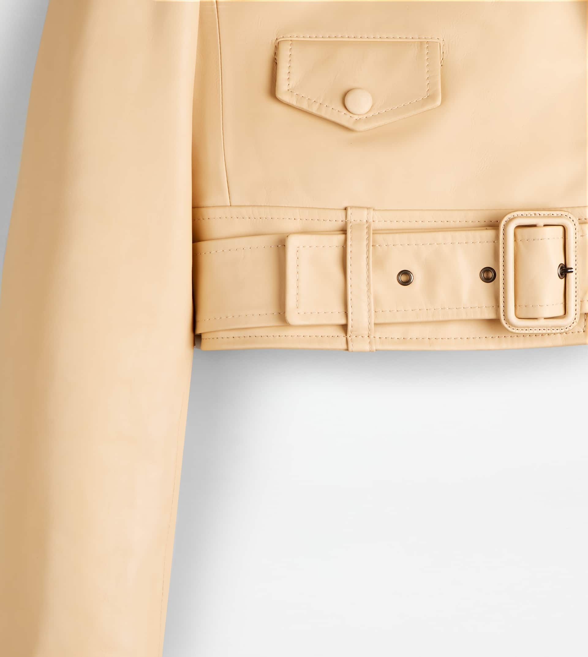 BIKER JACKET - BEIGE - 10