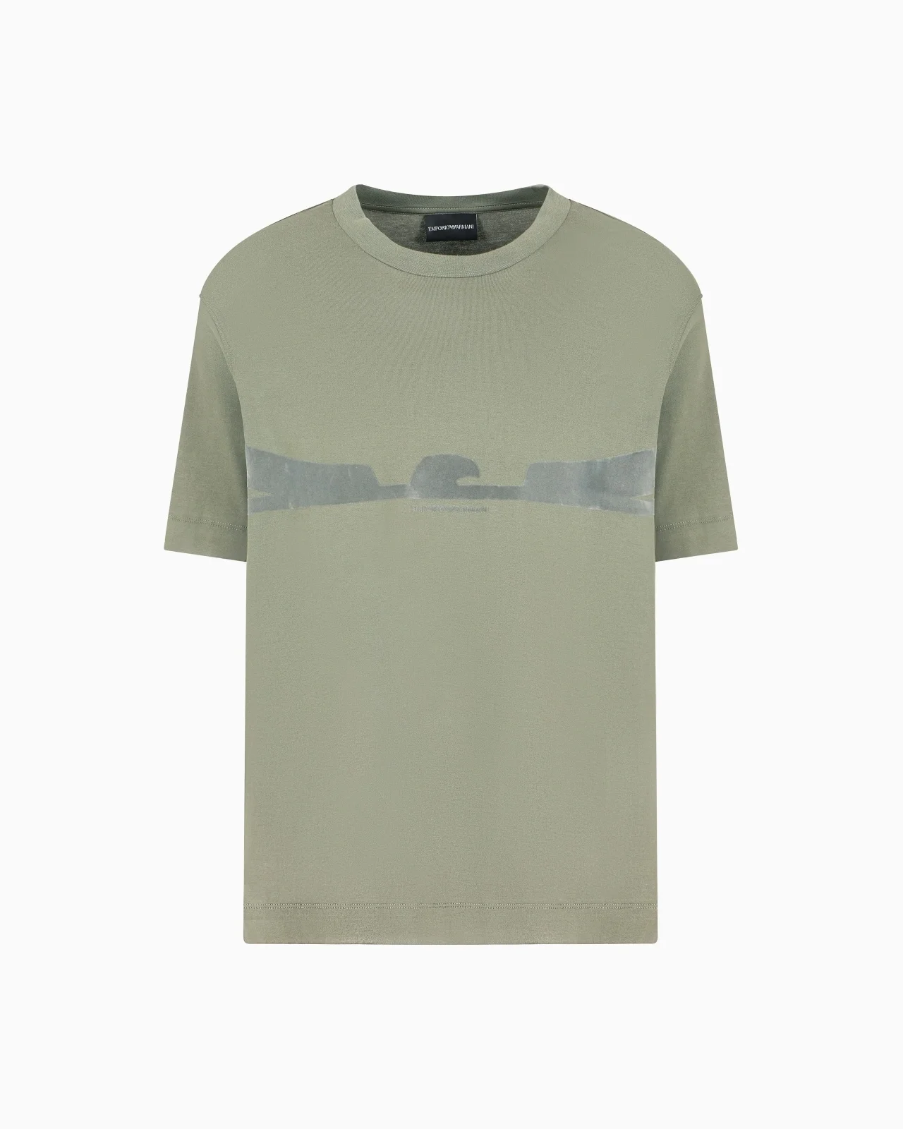 ASV JERSEY T-SHIRT WITH CONTOURED EAGLE FLOCKED PRINT - 1