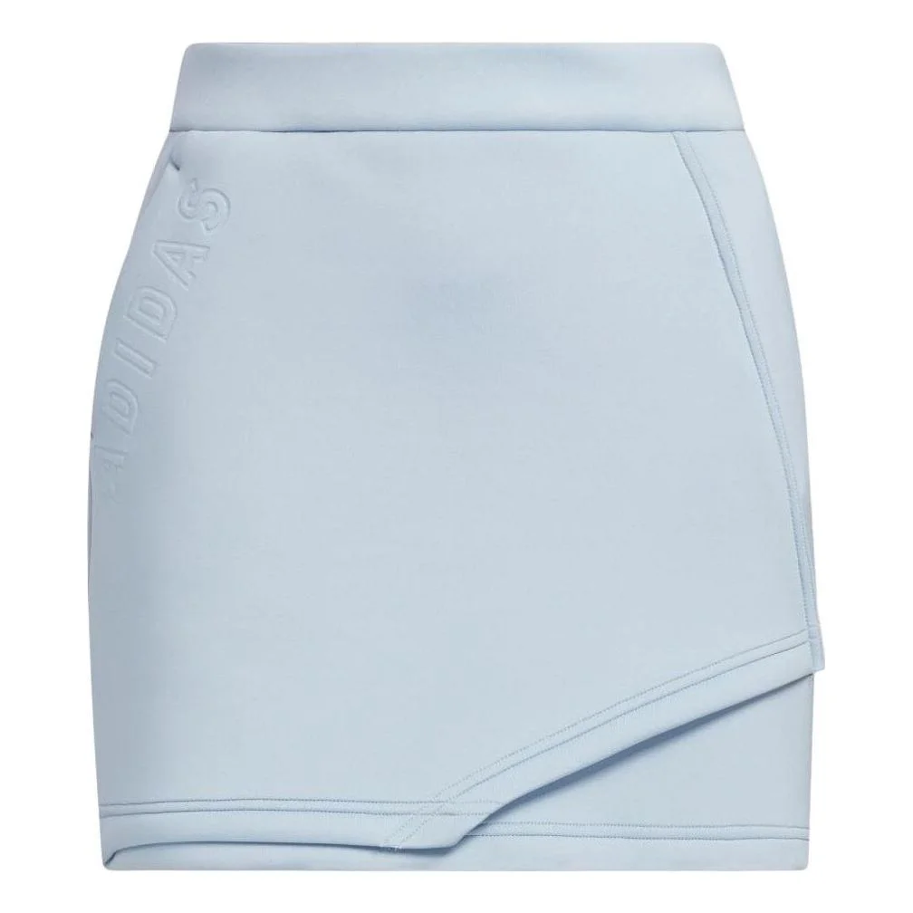 (WMNS) adidas 3D Debossed Spacer Knit Skirt 'Blue' HY0860 - 1