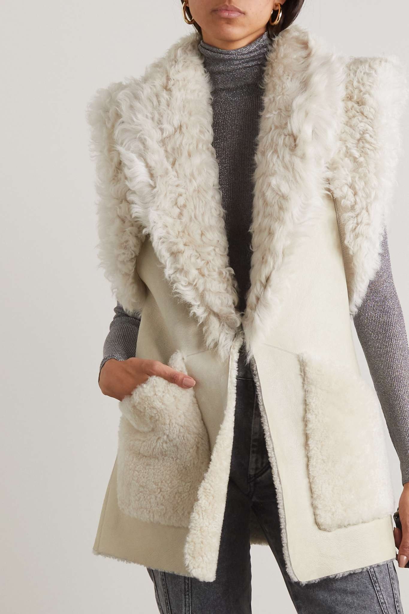 Bryana shearling gilet - 3